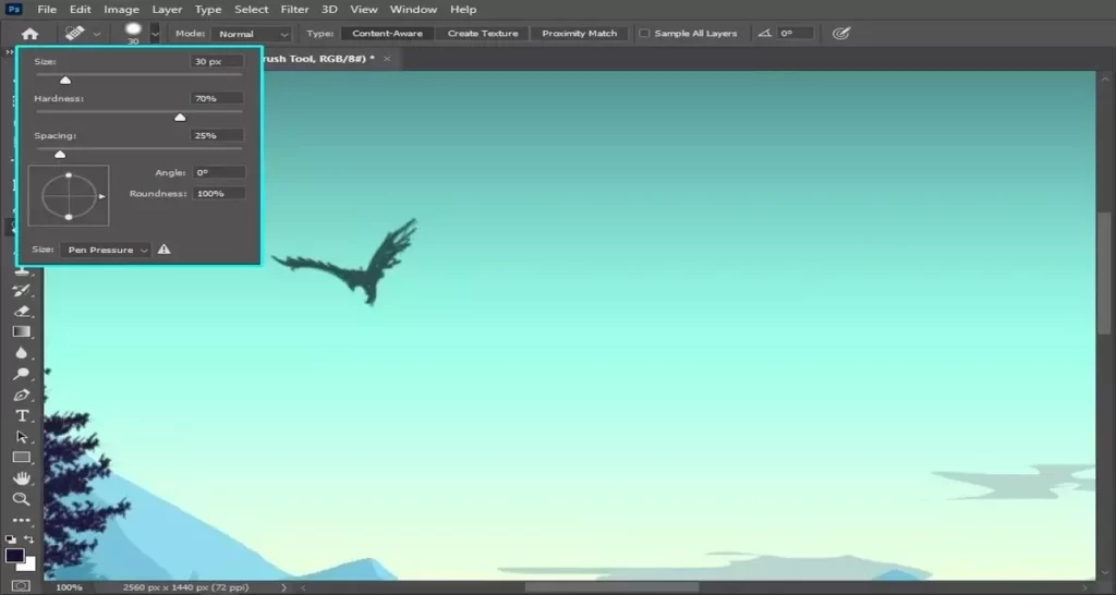 modifying the brush