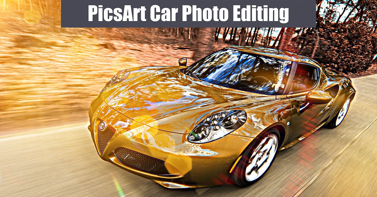 PicsArt car photo editing feature image