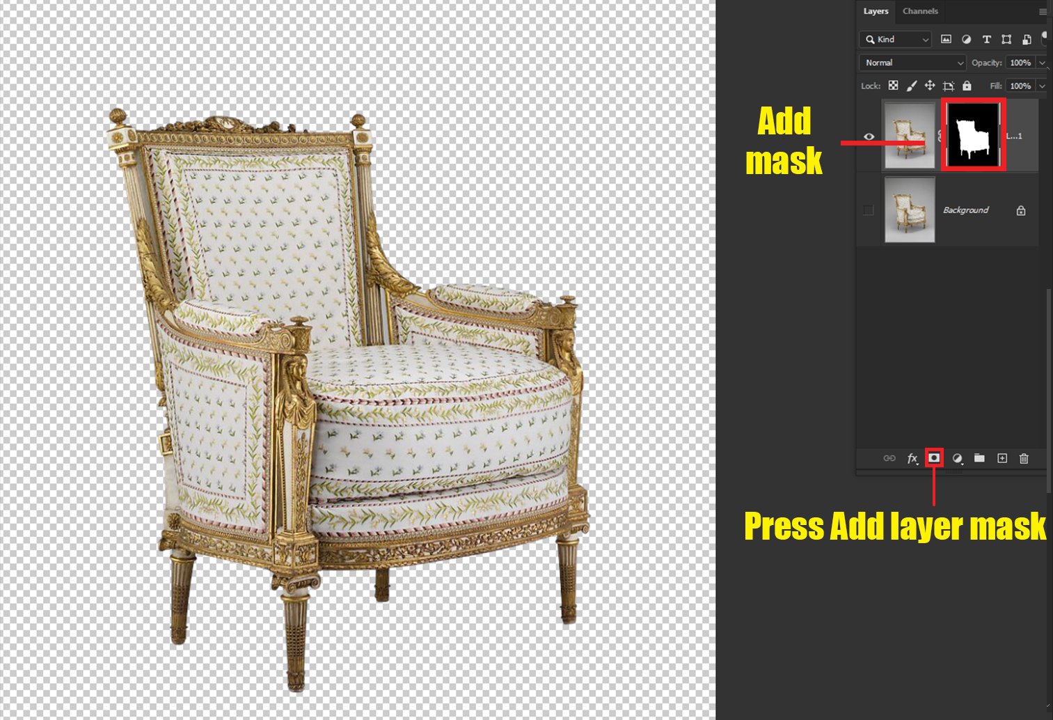 add layer mask