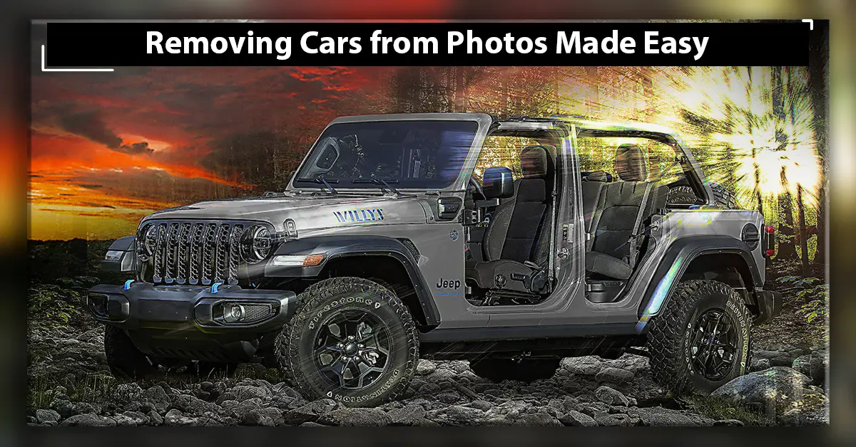 How to Edit a Car Out of a Picture