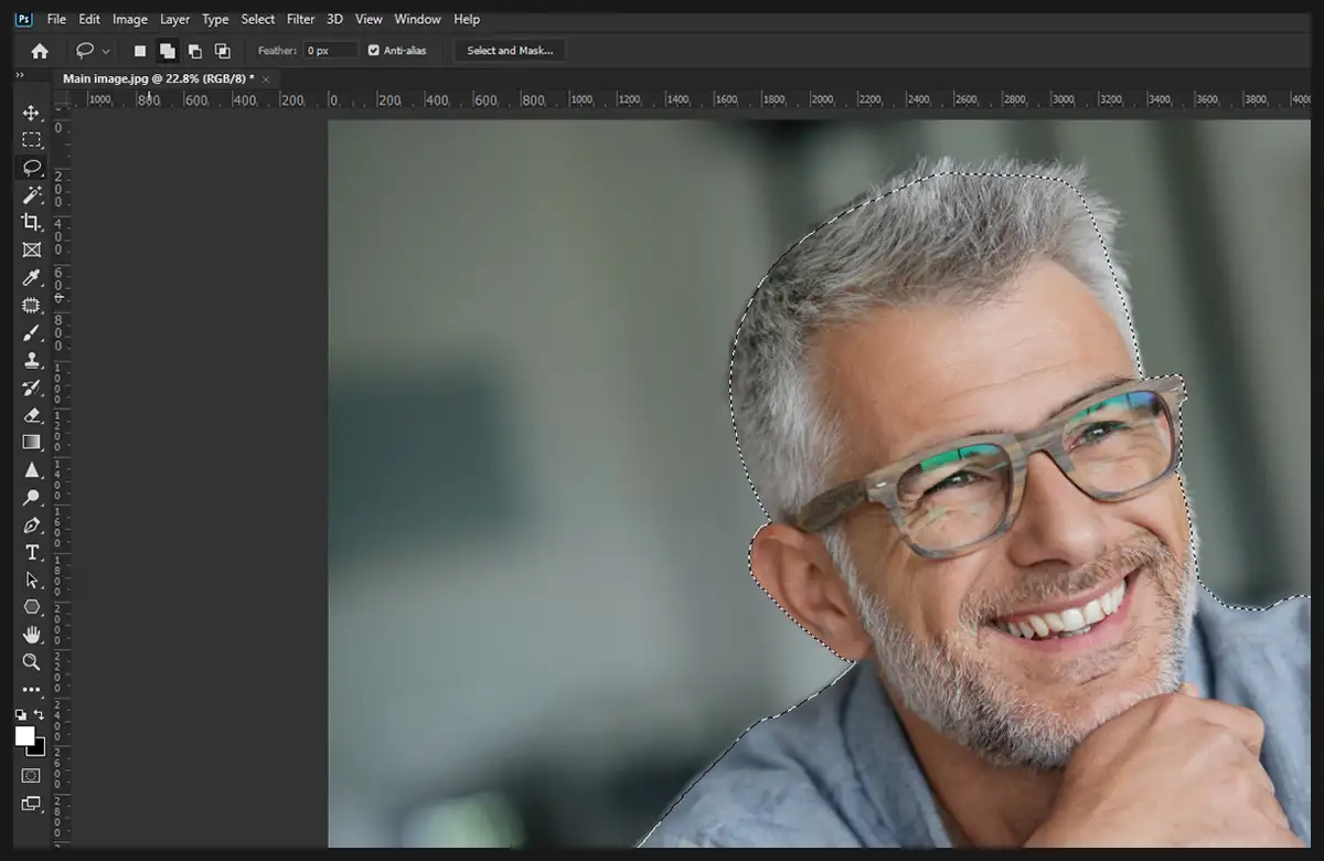 How To Cut Out Hair From Image In Photoshop step 2.1