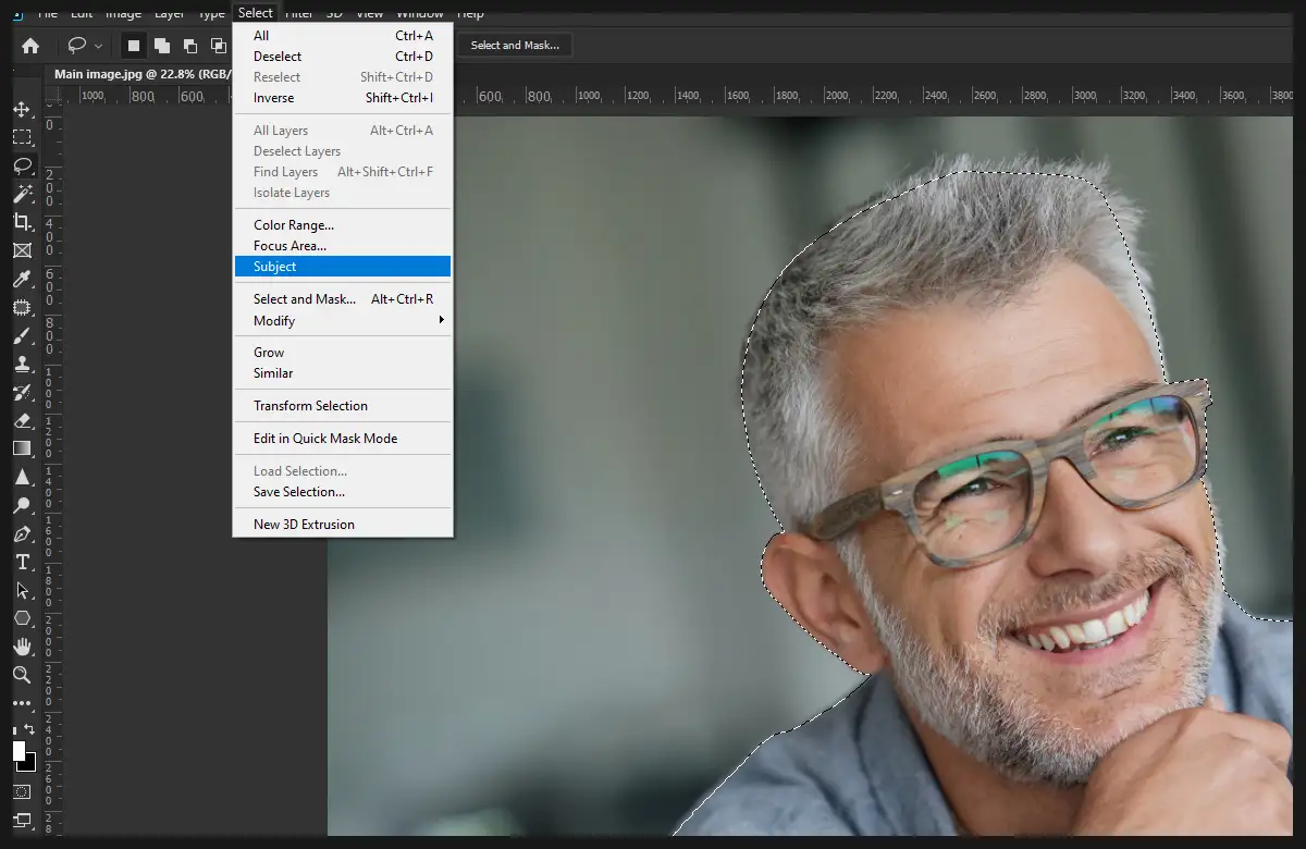 How To Cut Out Hair From Image In Photoshop step 2