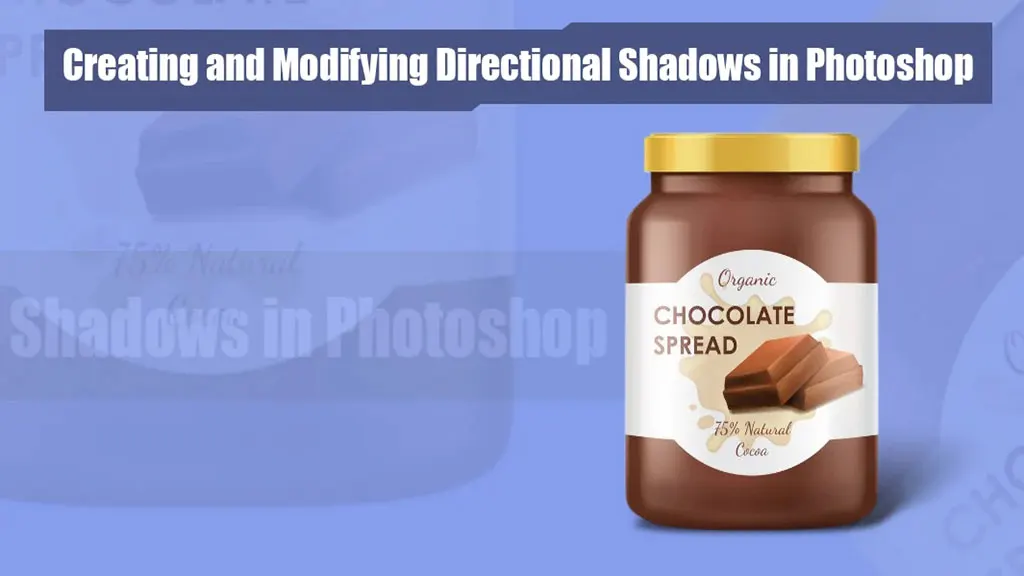 creating and modifying directional shadows in Photoshop final image