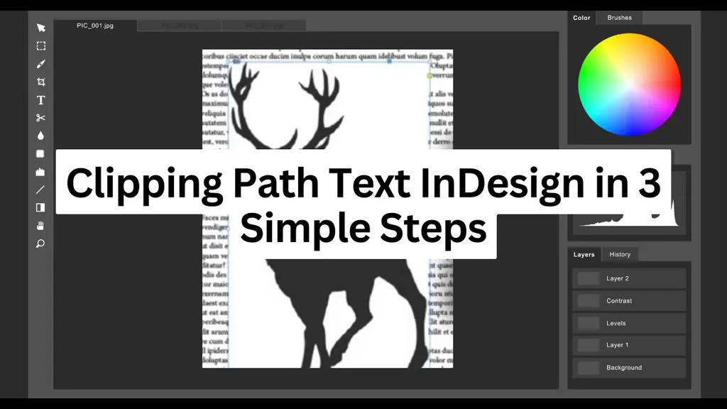 How to Make Clipping Path Text InDesign in 3 Simple Steps