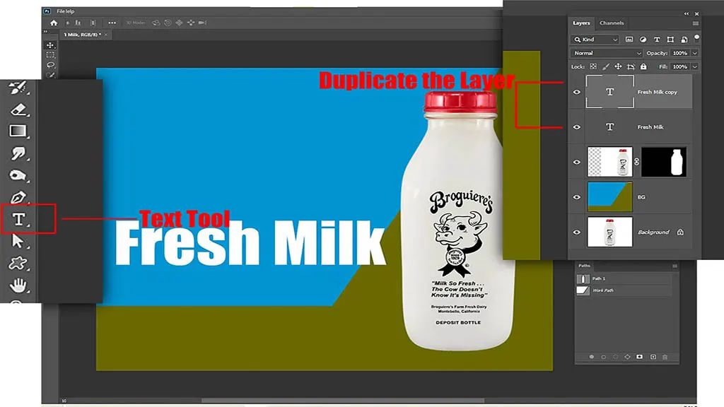 creating and modifying directional shadows in Photoshop