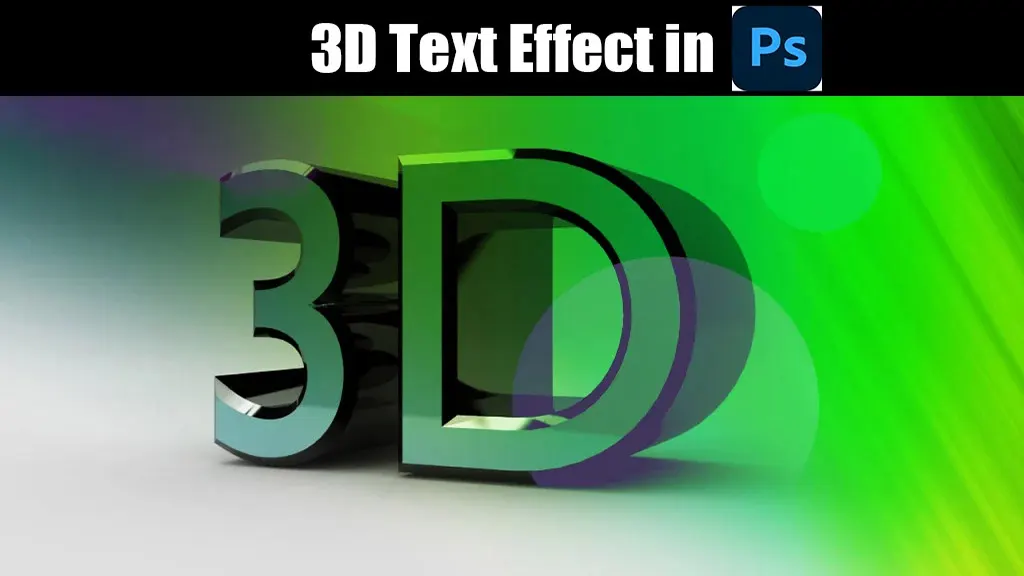 How to Make Simple 3D Text Effect in Photoshop