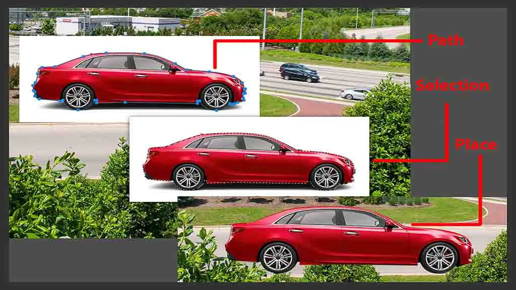 Step 3 – Make a cutout of the Car