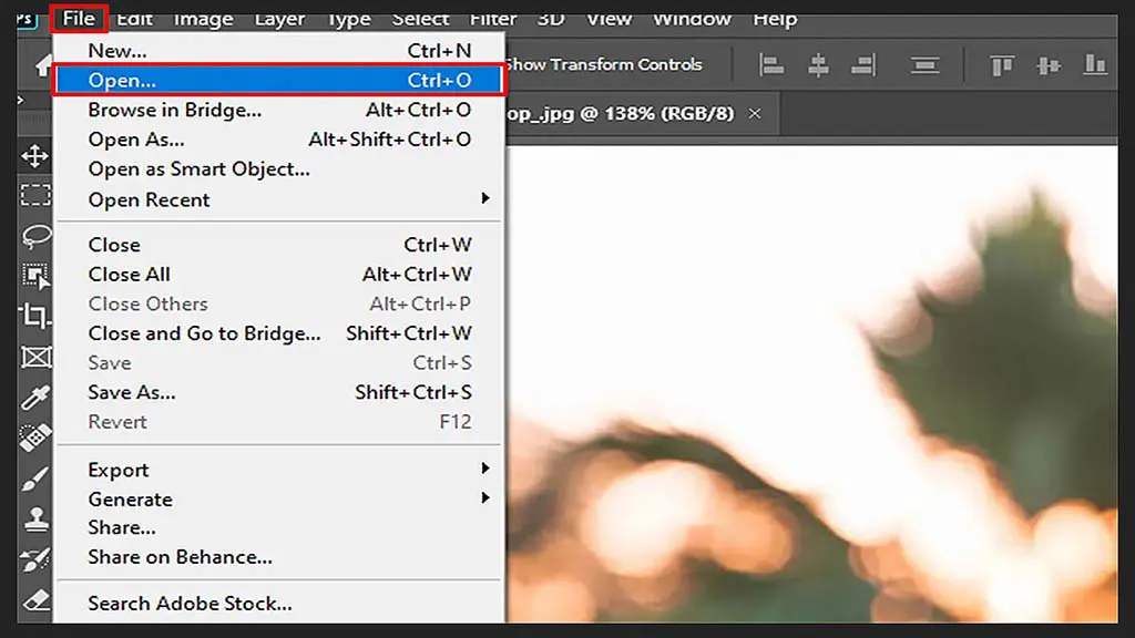 editing senior photos Step 1