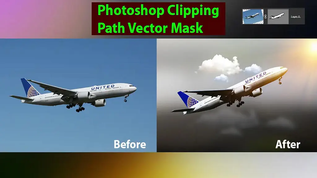 Photoshop Clipping Path Vector Mask