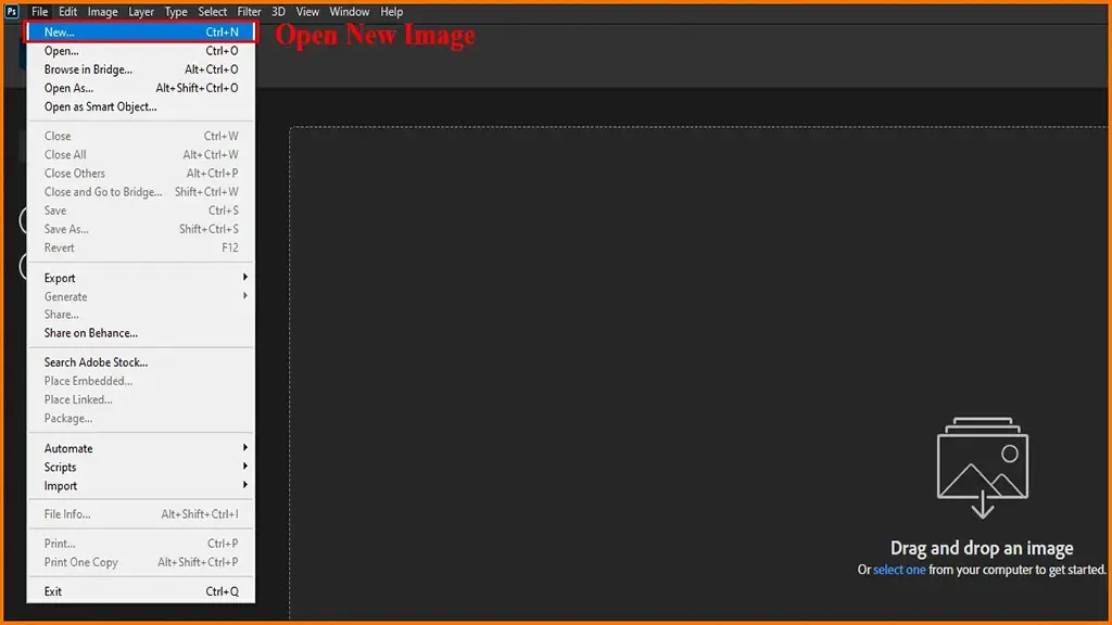 Launch Adobe Photoshop and open the image you wish to clip.