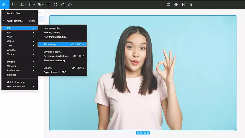 Step 1: Open the Image in Figma