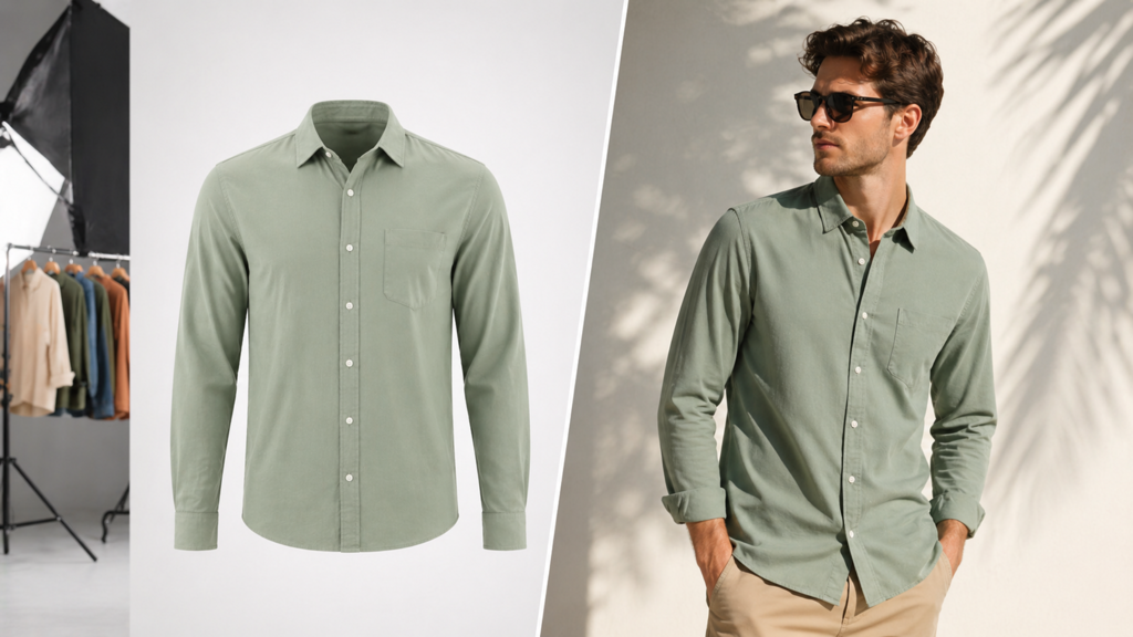 Ghost Mannequin vs Model Photography