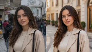Image Retouching & Background Correction for Rhianna Thomas