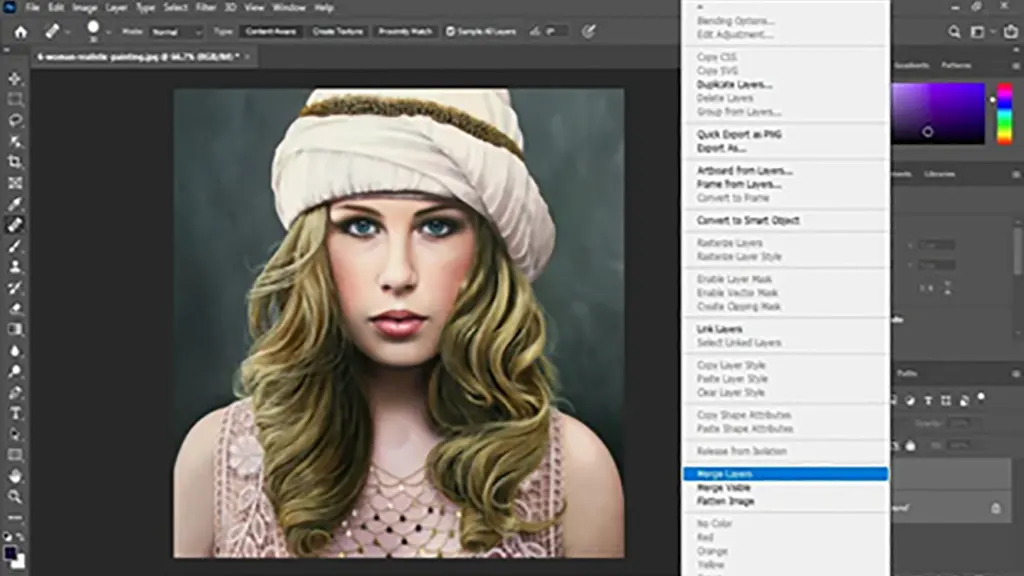 merge layers
