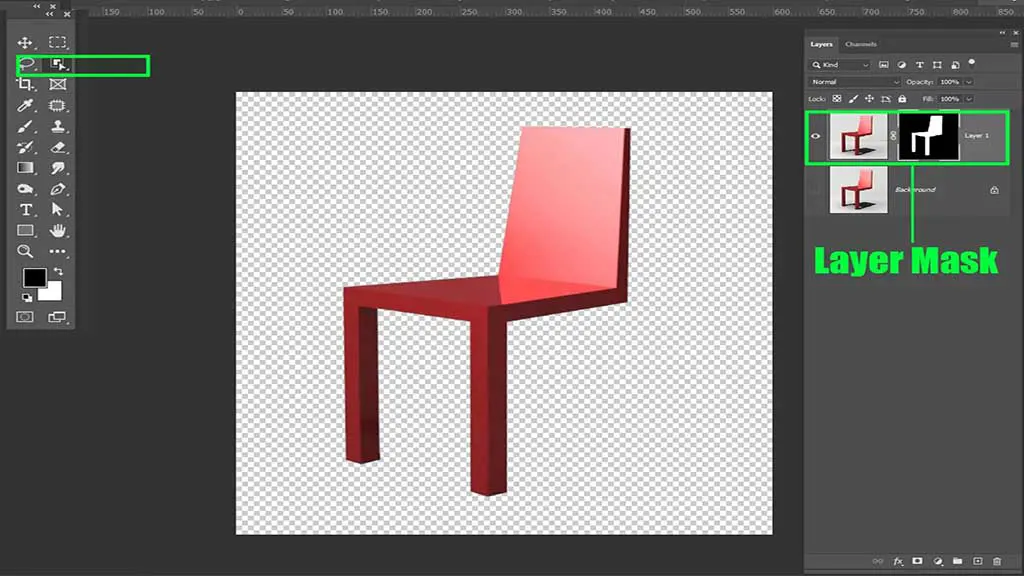 Create a Layer Mask of the Object
